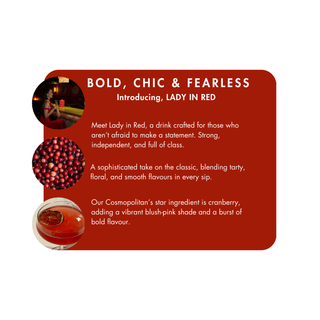 LADY IN RED COCKTAIL 50CL | 15% ABV